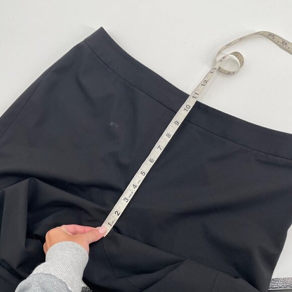 Lafayette Black Wool Black High Rise Career Pants Womens Size 10 Stretch Office - Picture 3 of 8